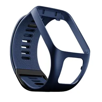 

Simplicity Silicone Watch Band Wrist Strap Ventilation Adjustable Durable for TomTom Adventurer Golfer 2 Runner 2 3 Spark