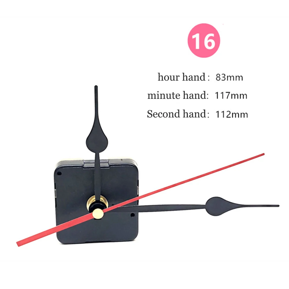 DIY Wall Clock Movement Hanging Quartz Watch Silent Clock Mechanism repair Movement Wall Clock Mechanism Parts 16