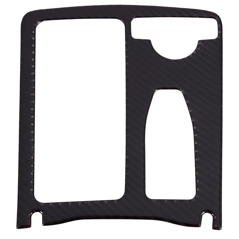 

For Mercedes Benz C Class W204 E Class W212 Carbon Fiber Console Panel Cover Trim