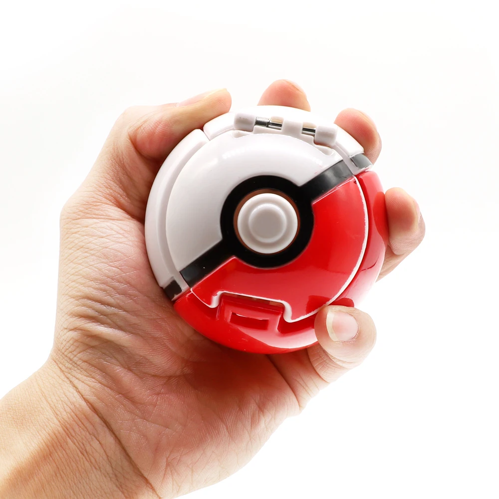 Pikachu Action Figure Cartoon Pop-up Pokemoner Deformation Poke Monster with doll Great Ball Ultra Reversible Ball Model Kid Toy