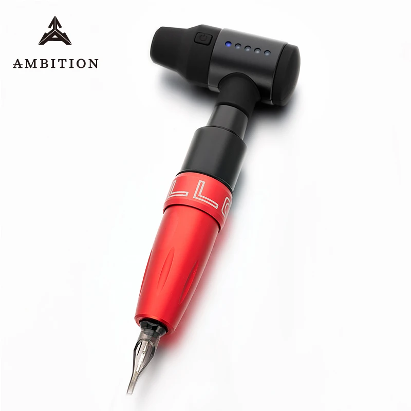 Ambition Татуировка ручка машина бесщеточный мотор Профессиональный алюминиевый сплав Татуировка ручка Перманентный макияж ручка для бровей