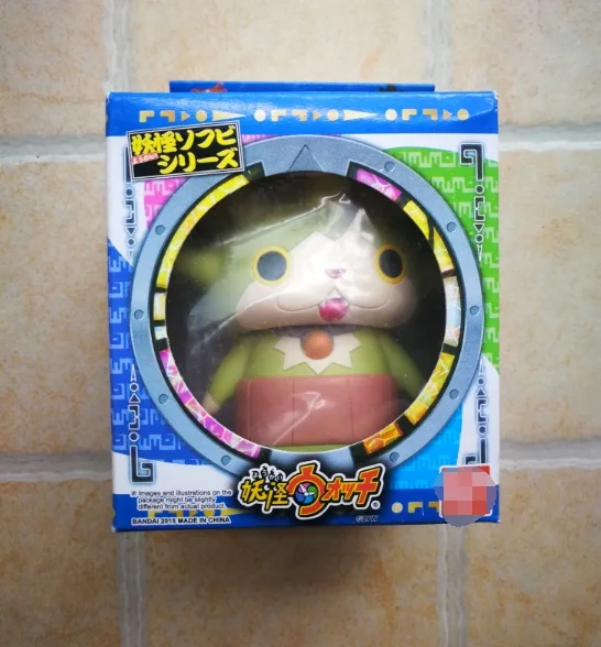 9 см японский мультфильм Yokai часы фигурка кукла. ПВХ детский подарок игрушка yokai-часы Jibanyan Roboyan