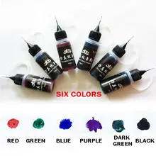 Aush 10 мл пигмент для временных татуировок искусство тела живопись натуральный длительный инструмент татуировки