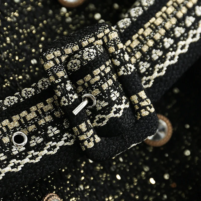 [EWQ] осенне-зимнее Новое двубортное винтажное шерстяное Женское пальто с отворотом и длинным рукавом 19C-a166-01-0