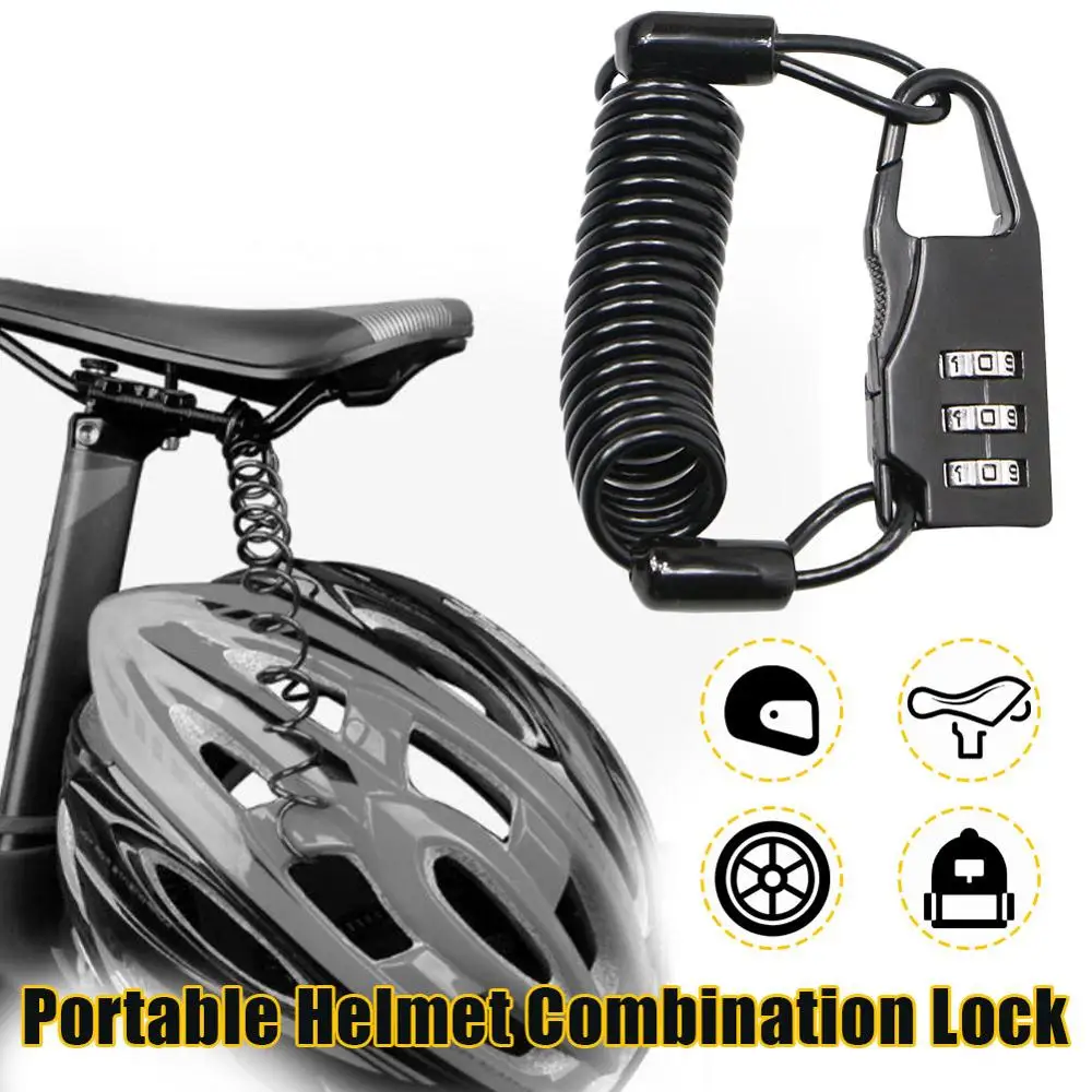 

Bike Lock 3 Digit Code Combination Bicycle Lock Bicycle Security Lock Bicycle Equipment MTB Anti-theft Lock