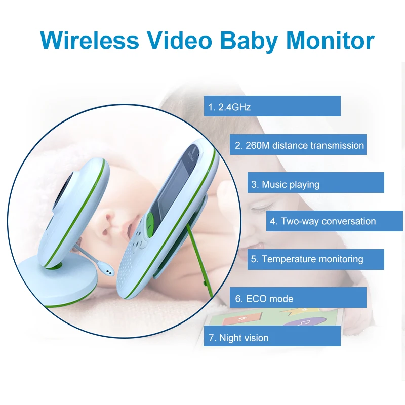 720 цветная электронная радионяня Беспроводная аудио камера электрическая видео