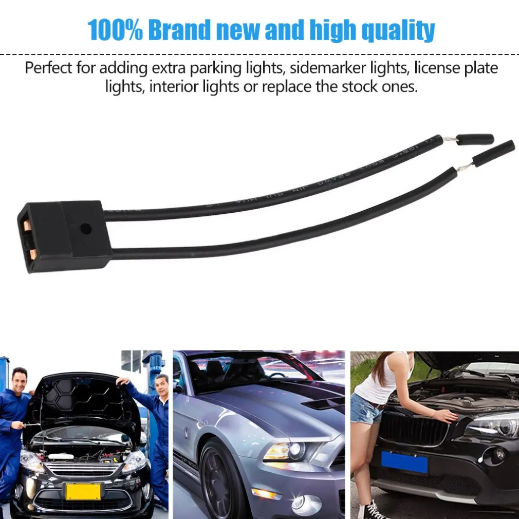 

1Pc T10 Instrument Panel Dash Board Light Bulb Base Socket Plug DIY With Solder Terminals New Dropping Shipping