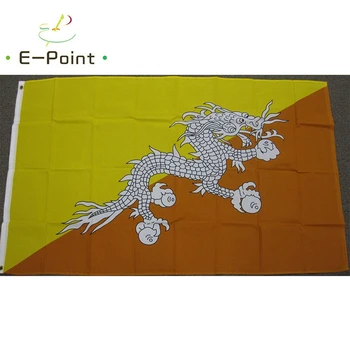 

Bhutan Flag 2ft*3ft (60*90cm) 3ft*5ft (90*150cm) Size Christmas Decorations for Home Flag Banner
