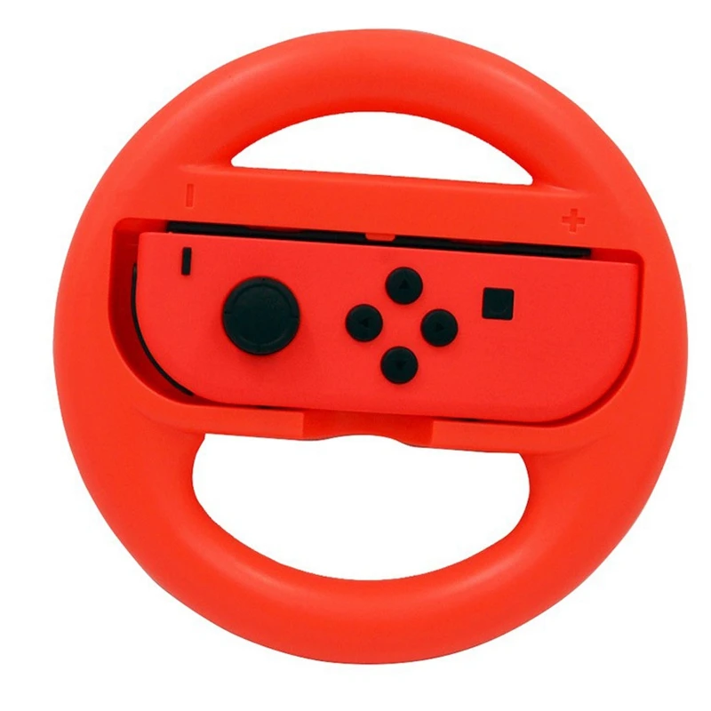 Игровой руль геймпад аксессуары для переключателя и ручки Joy-Con синий+ красный пластик