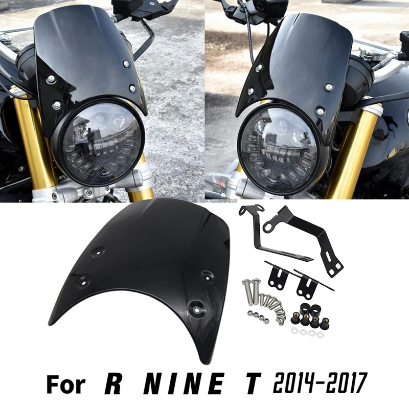 

Motorcycle Windshields Windshield Screen Headlight Fairing for BMW R Nine T R9T2014 2015 2016 2017