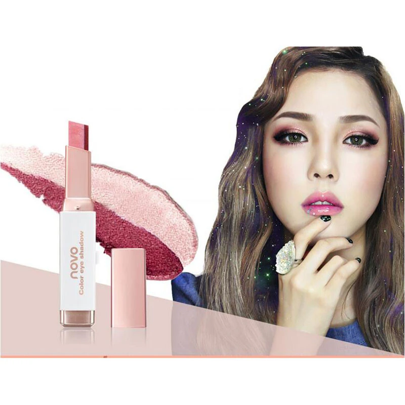 NOVO-eyeshadow-pallete-Glitter-Eyeshadow-Pencil-Double-Colors-Eye-Shadow-Stick-Nude-Shimmer-eyes-Makeup-Smooth (1)