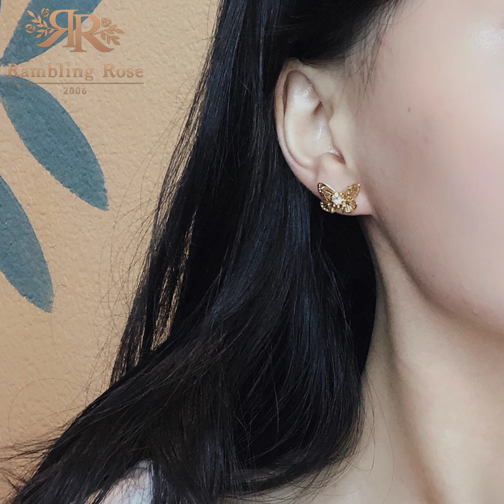 New Design Hot Sale Fashion Jewelry Premium Luxury Crystal Earrings Smart Butterfly Earrings For Women Gifts (10)