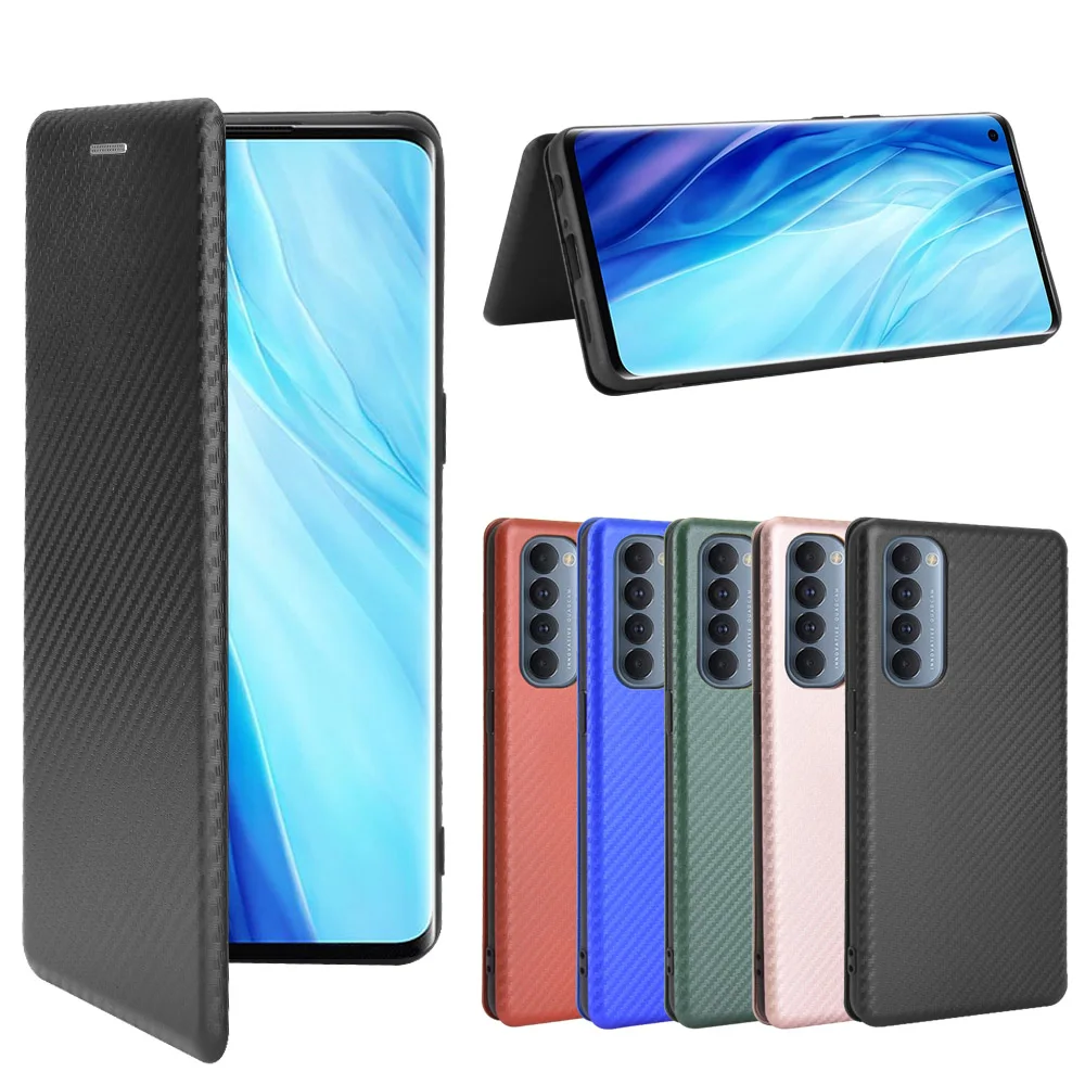 Custodia Sunjolly Per Oppo Reno4 Pro 4G Portafoglio Flip Custodia In Pelle Pu Custodia Per Telefono Coque Capa Oppo Reno4 Pro 4G Custodia Cover