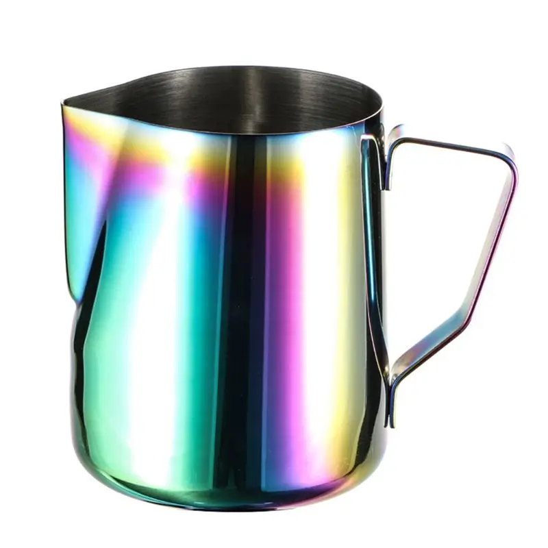 Кружка для взбивания молока молочник для кофе эспрессо Barista Ремесло Кофе Латте Кружка для взбивания молока из нержавеющей стали красочная