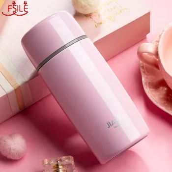 

Fashion Solid Color Stainless Steel Mug Female Korean Fresh Art Student Cute Portable Water Cup Creative Personality Simple