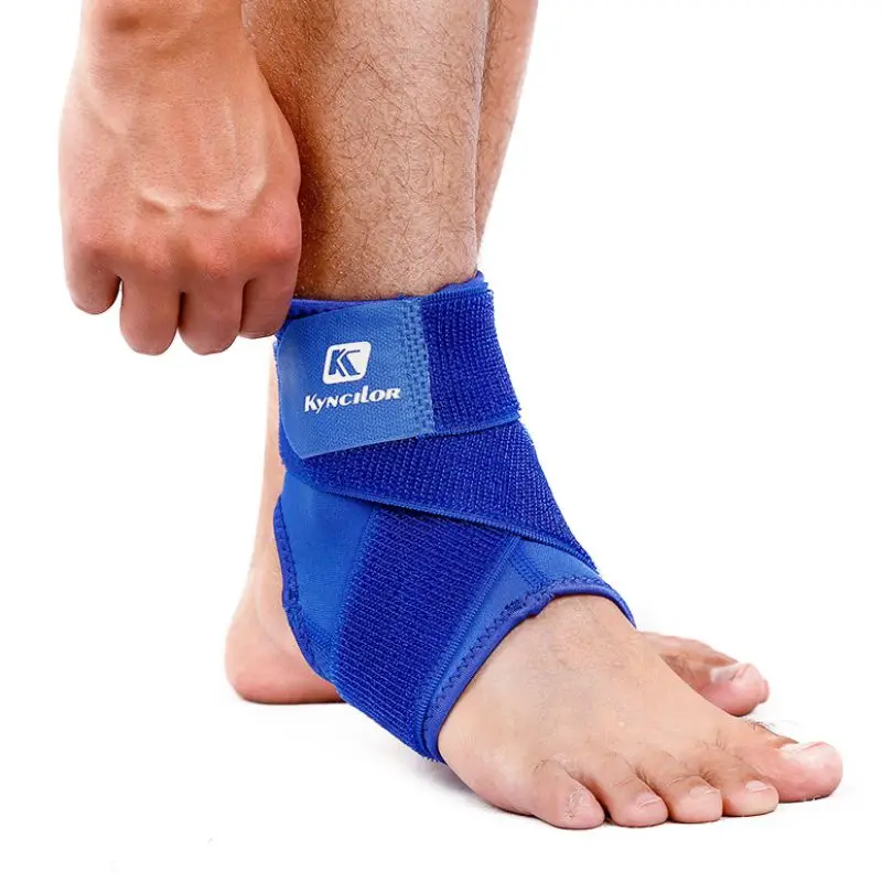 1 шт. компрессионный фиксатор лодыжки протектор \ растягивание ног поддержка обертывание повязка Защита Для Бега Фитнес Горячая Новинка - Цвет: L