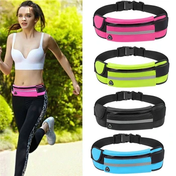 

2019 Fashion Trend Women Men Unisex Casual New Proworks Running Belt Gym Waist Pouch Packs Runners Bum Bag Jogging Phone Holder