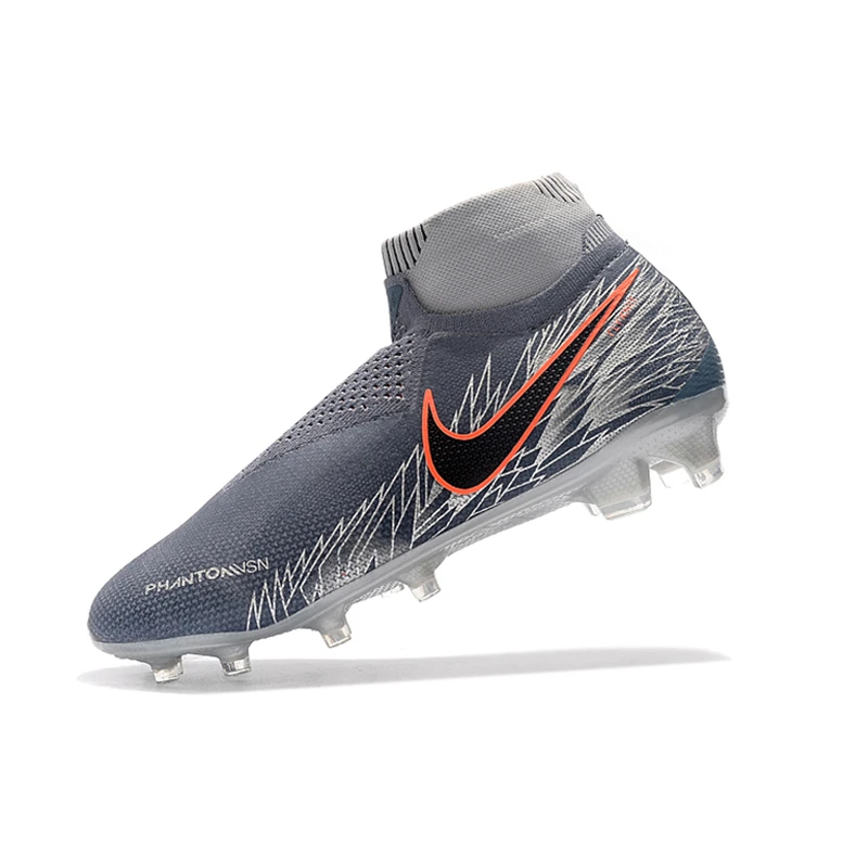 Nike Phantom VSN тени Elite DF FG Футбол бутсы кроссовки Для мужчин футбольные бутсы с волнообразным краем; Zapatos De Futbol Hombre Nike Бутсы; большие размеры 39-45