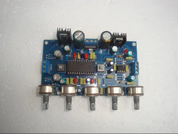 

DIY HIFI Audio fever усилитель тональности плата LM4610 tone + NE5532 плата предварительного усилителя