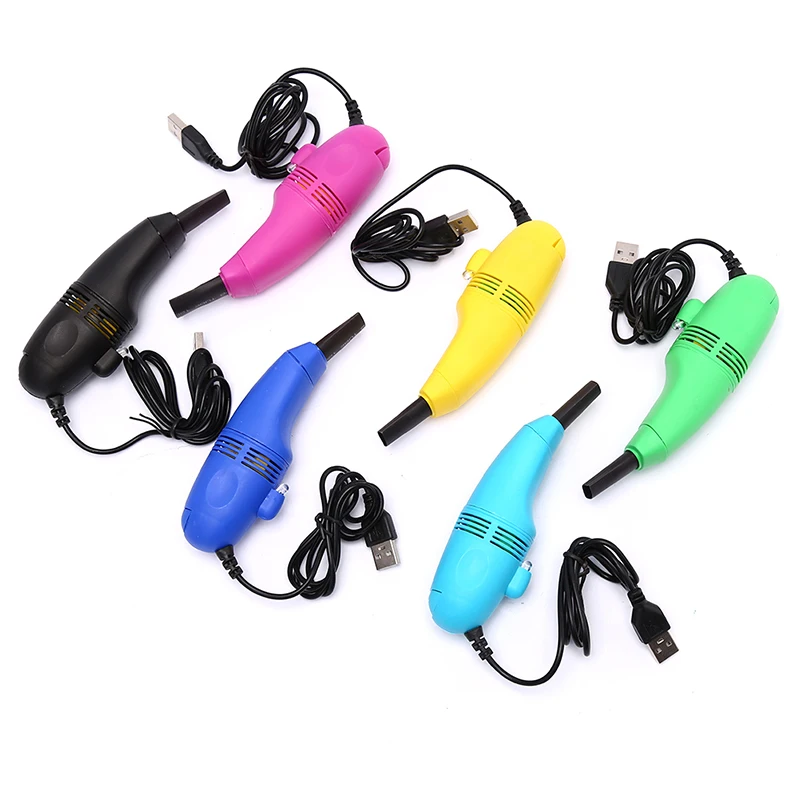 Mini Computer Vacuum USB Keyboard Brush Cleaner Laptop Brush Dust Cleaning Kit Household Cleaning Tool Multi-Function Cleaner