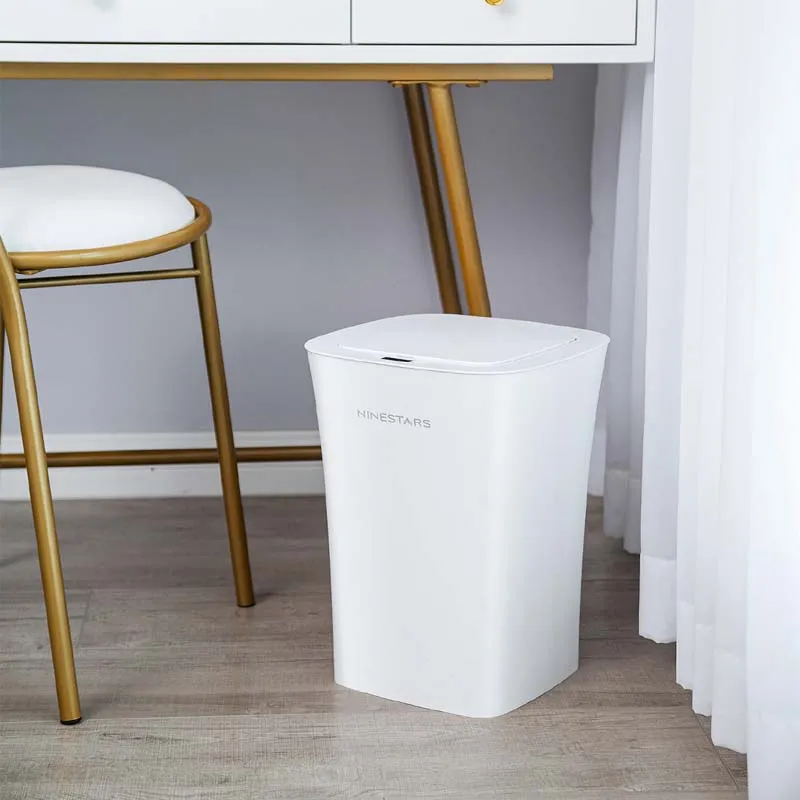  New Xiaomi NINESTARS Waterproof Induction Trash Can 10 Liters IPX3 Life Waterproof Induction Openin