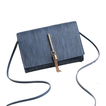 

Vintage Tassel Shoulder Bag Women Girls Lightweight Crossbody Small Purse Travel Satchel Female PU Leather Handbag