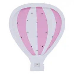 Hlzs-воздушный шар в форме светодиодный деревянный ночной светильник Настенный светильник огневой баллон детский Декор вечерние реквизит