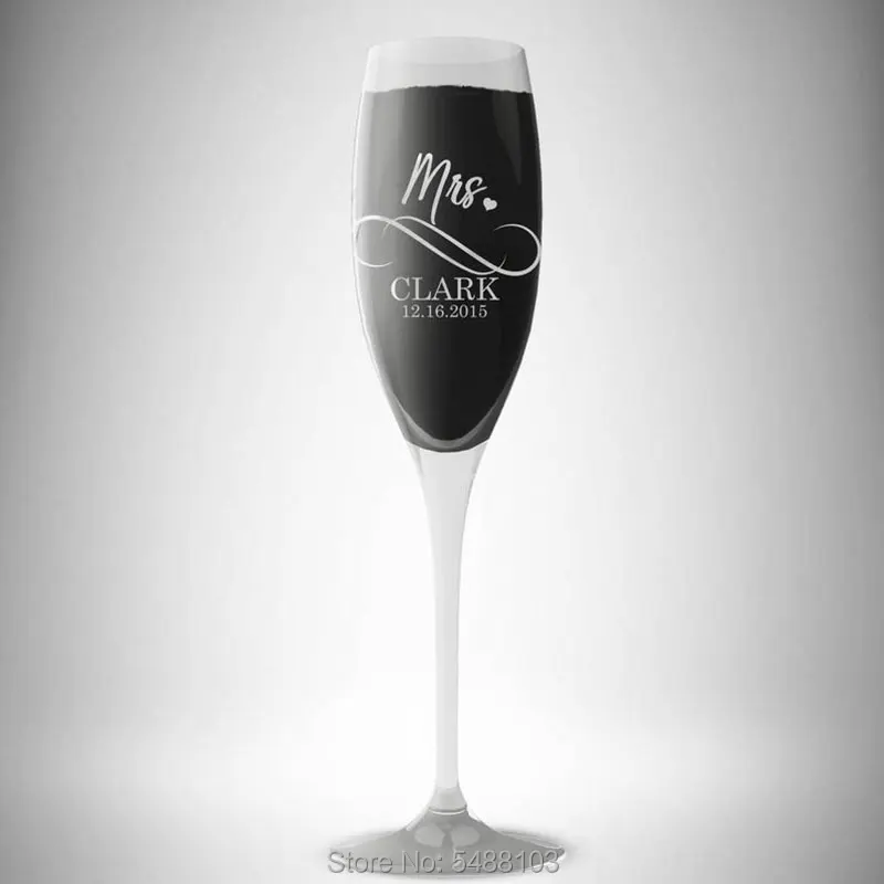 Персонализированные Mr and Mrs Свадебные фужеры бокалы для шампанского подарок для пары бокалы для шампанского жених