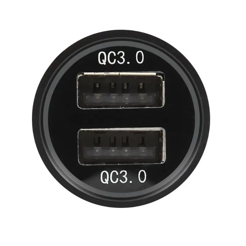Автомобильное зарядное устройство PQ3C 36 Вт двойной адаптер QC 3 0 USB 5A для быстрой
