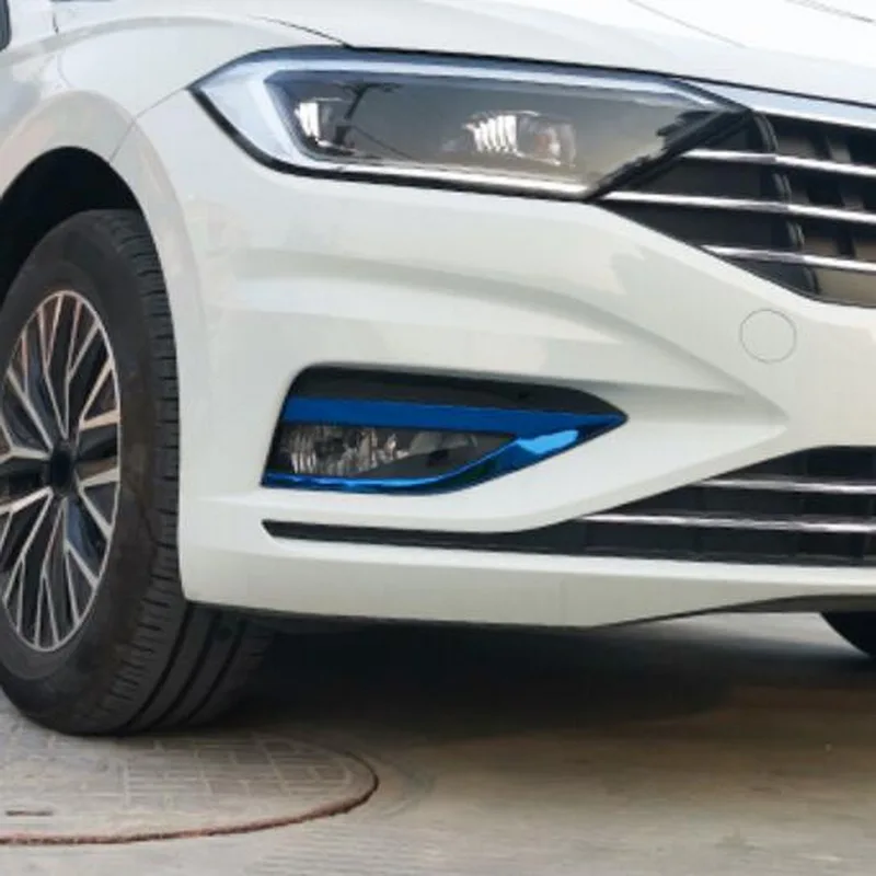 Наклейки Tonlinker для внешней передней противотуманной фары чехол Volkswagen Jetta MK7 2019 20