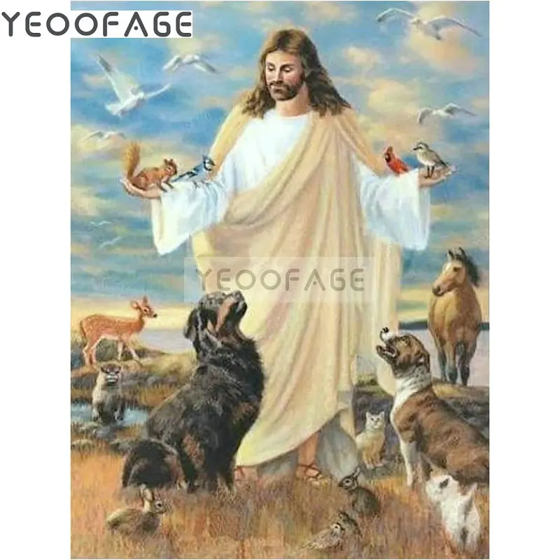 Алмазная 5D картина сделай сам наборы для вышивки крестиком собака полная вышивка