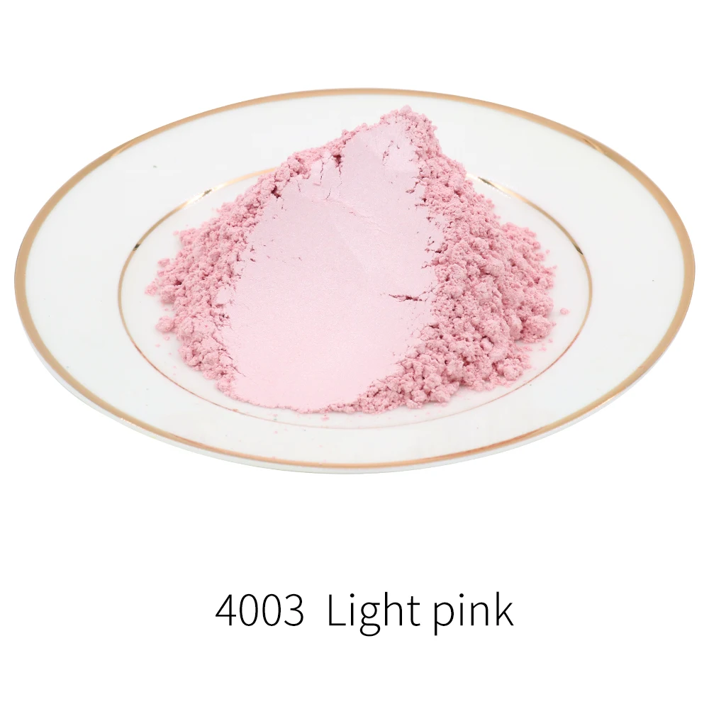 Light Pink Pearl Powder Pigment Mineral Mica Powder DIY Dye Colorant for Soap Automotive Arts Crafts
