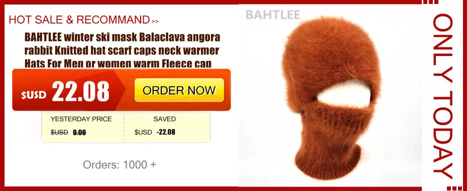 BAHTLEE зимняя женская балаклава шерстяная вязаная шапка шарф шапки шеи теплые шапки