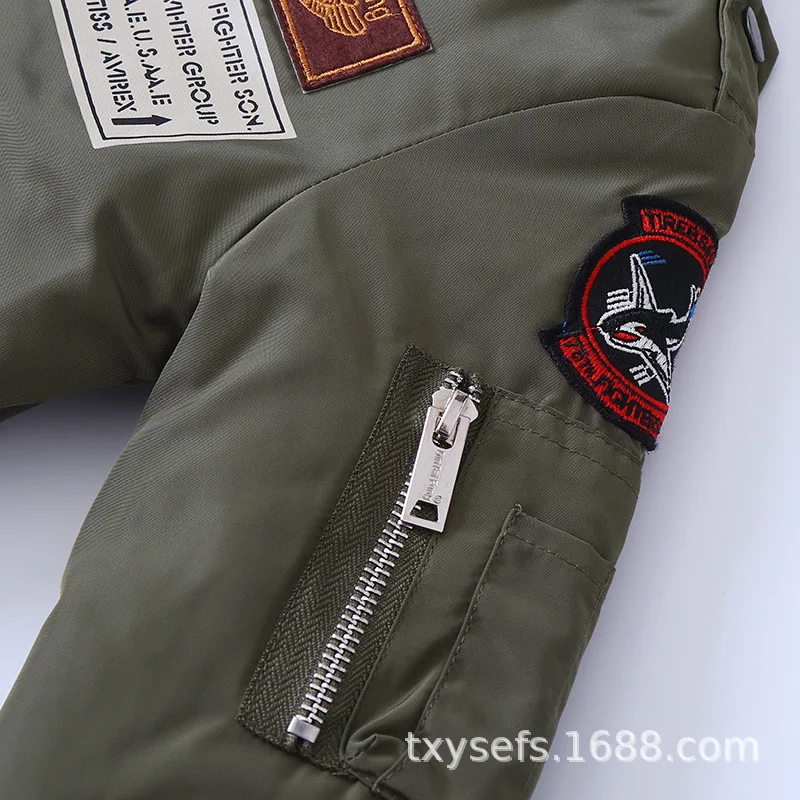 Ym-186; модная одежда с аппликацией для мальчиков; Плотная хлопковая стеганая одежда; детская одежда из хлопка; коллекция года; Сезон Зима; стиль; детская бейсбольная одежда