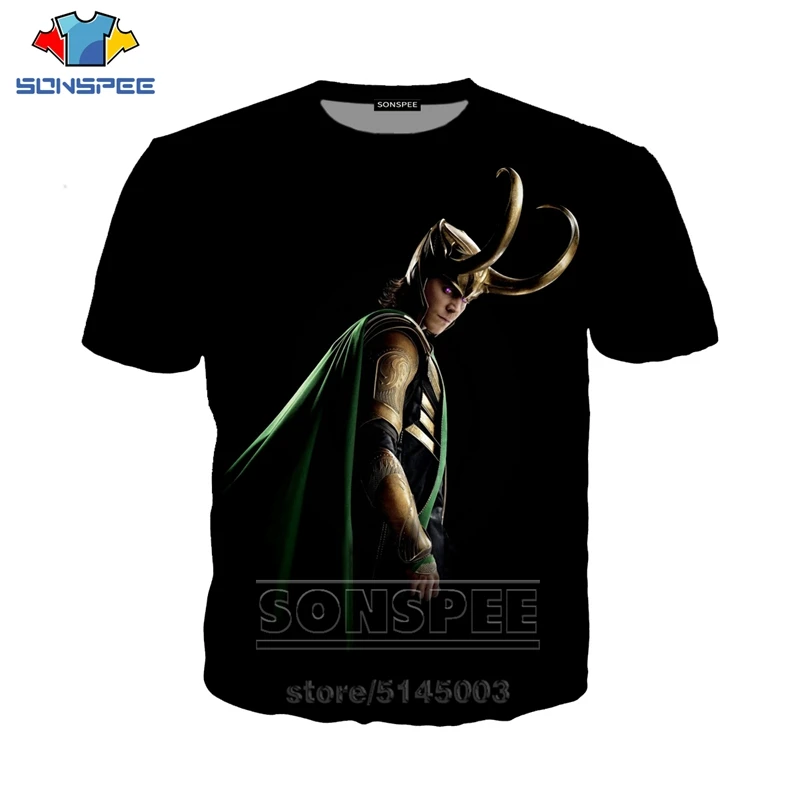 

SONSPEE Summer New Men Women Loki Sweatshirt 3D Print Actor Tom Hiddleston T Shirt Short Sleeve Hip Hop Top O Neck Pullover C054