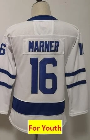 Все Прошитые Молодежные Детские майки Matthews John Marner Zach Parise Mikko Koivu - Цвет: Золотой