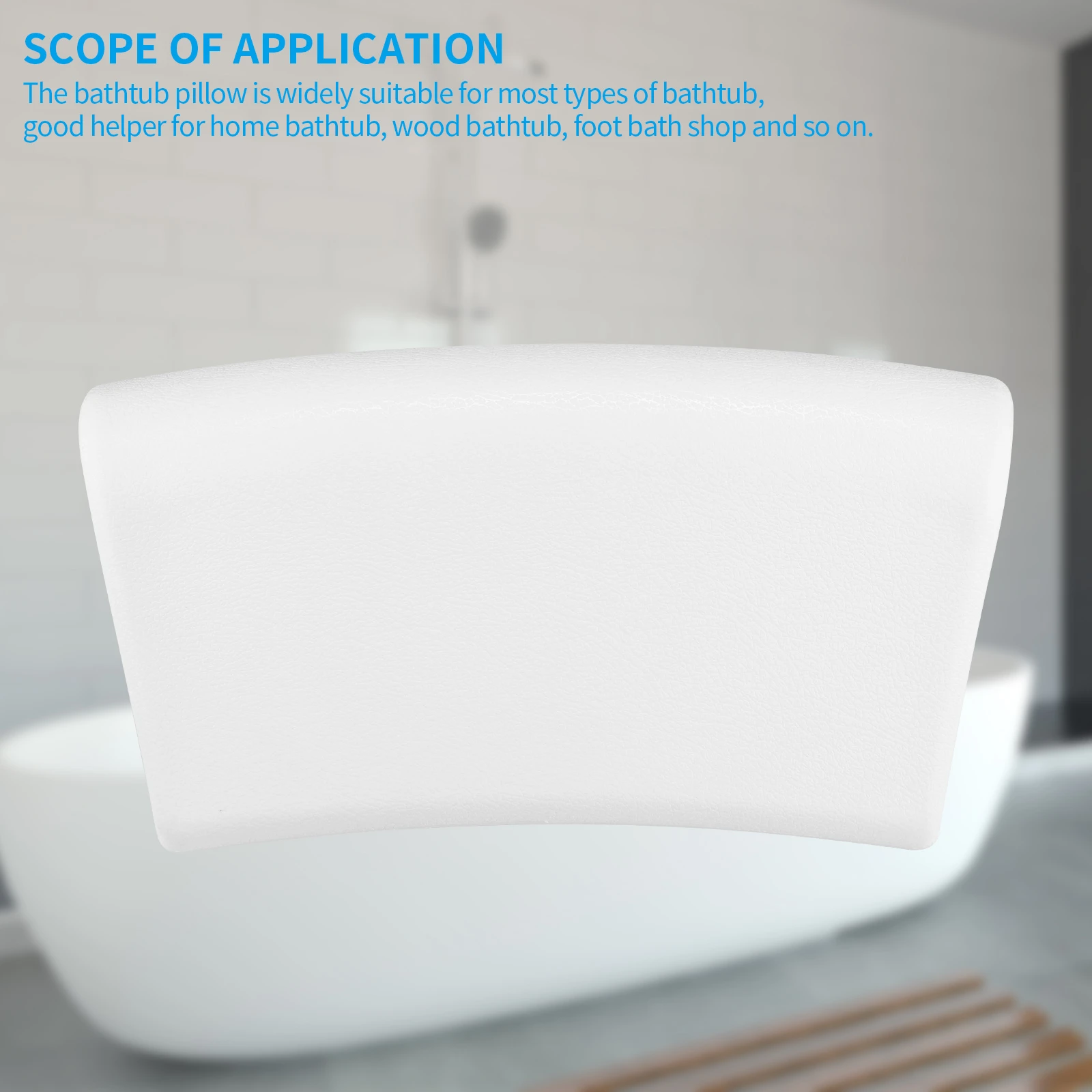 High Quality Bath Tub Spa Pillow Cushion Neck Back Support Foam Comfort Pu Bathtub Bath Cushion With Non Slip Suction Cups Bath Pillows Aliexpress