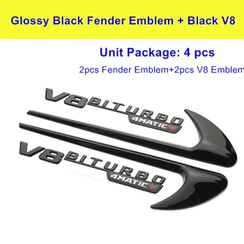 

Wind Vane Air Knife Fender Badge Emblem for Benz AM G V8 W205 W213 Chrome Silver Glossy Black Red Carbon Fiber Fender Emblem