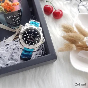 

2020 luxury automatic mechanical watch stainless steel casual luminous calendar watch gift 524