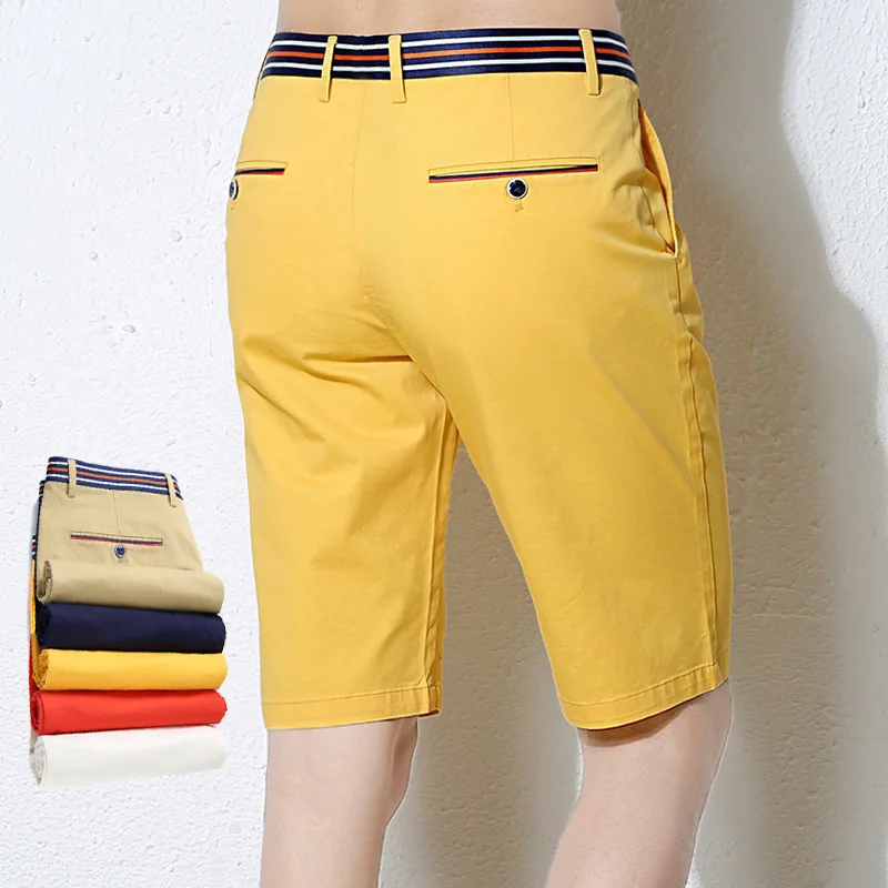 Pantalones cortos elásticos de algodón para Hombre, Shorts de cinco puntos, moda coreana, verano, playa, Camuflaje, ropa de gimnasio