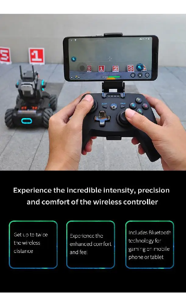 Studyset для DJI RoboMaster S1 игровая консоль, геймпад беспроводной Bluetooth геймпад игровой джойстик контроллер с держателем для телефона