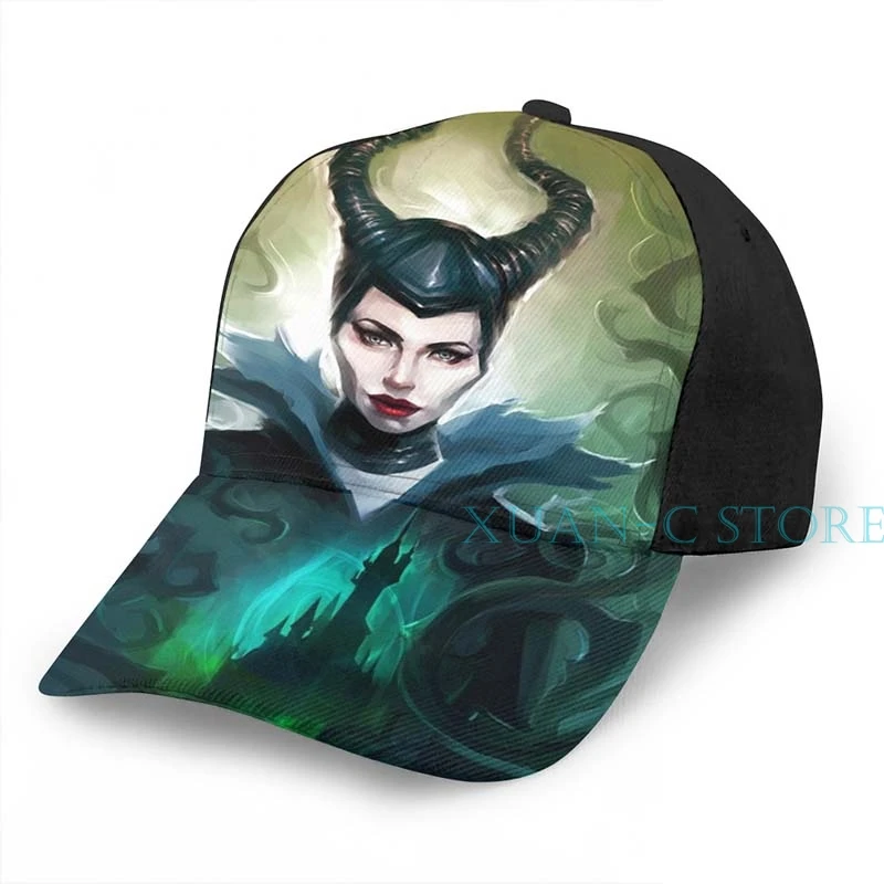 MALEFICENT баскетбольная Кепка(6) мужская и женская модная черная шляпа унисекс с принтом