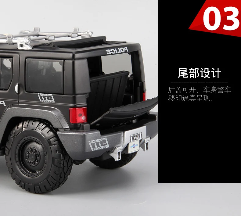 Maisto 1/18 Jeep Horse Wrangler Swat модель автомобиля