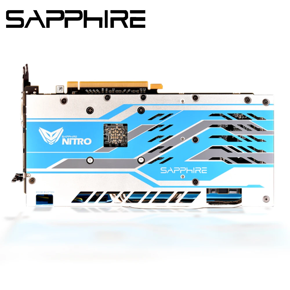 Видеокарта SAPPHIRE Blue NITRO+ rx 590 8GB G5 SE GDDR5 256-bits 12nm amd 8400MHz placa de для игрового ПК