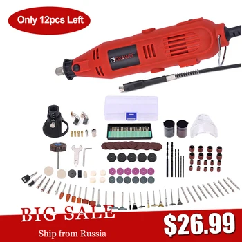 

220V Electric Mini Drill For Dremel Rotary Power Tools with 6 Variable Speeds Mini Engraver Grinder Polisher