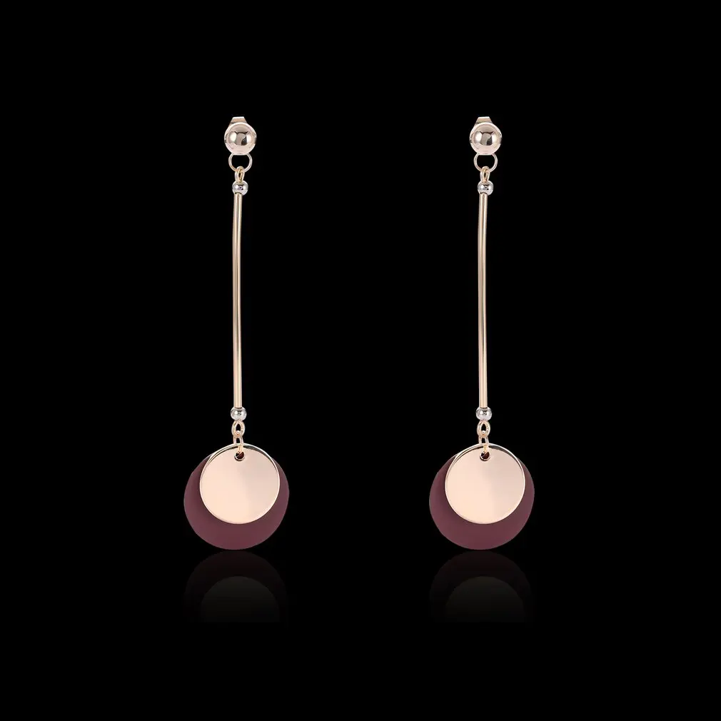 Висячие серьги очаровательные массивные висячие модные трендовые с кисточками