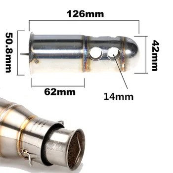 

51mm Exhaust Muffler DB Killer Silencer For ER6N Z750 Z800 R1 R6 MT03 MT07 MT09 Noise Eliminator Motorcycle Accessories