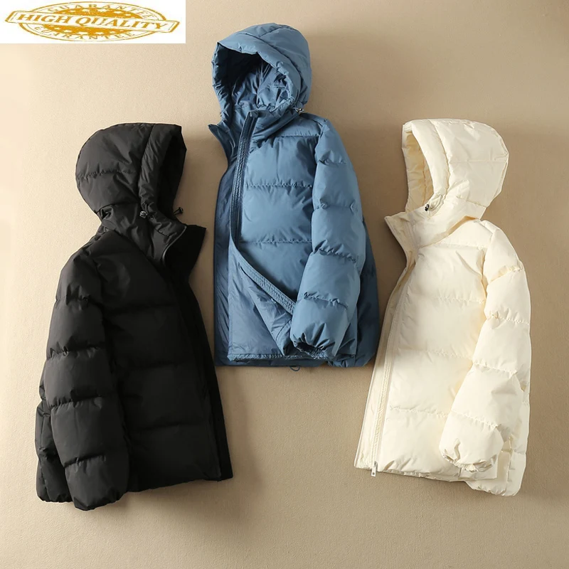 90% Witte Eendendons Jas Vrouwen Hooded Herfst Winter Puffer Down Jas Koreaanse Womens Down Jassen Parka Kurtka Damska 90% Witte Eendendons Jas Vrouwen Hooded Herfst Winter Puffer Down Jas Koreaanse Womens Down Jassen Parka Kurtka Damska