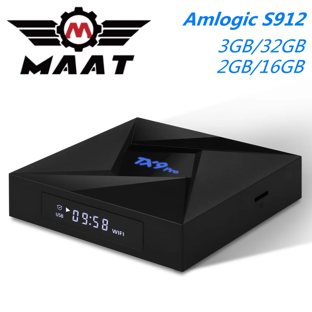 ТВ приставка TX9 Pro на Android 7 1 смарт медиаплеер Amlogic S912 3 Гб ОЗУ 32 ПЗУ Восьмиядерный