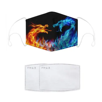 

10Pcs/lot Children Face Cover Mask With Mask Gasket Face Cover Mask Replacement Pad Reusable Washable For Outdoor Working